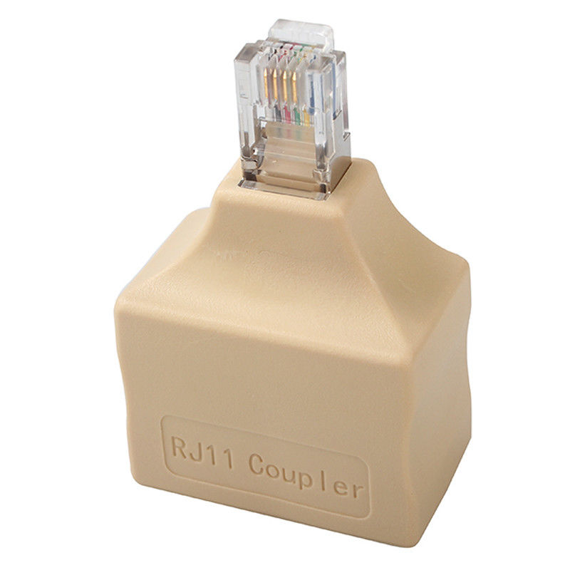 125V 1.5A RJ11 Modular Jack One Revolution Two Female Non Shielded